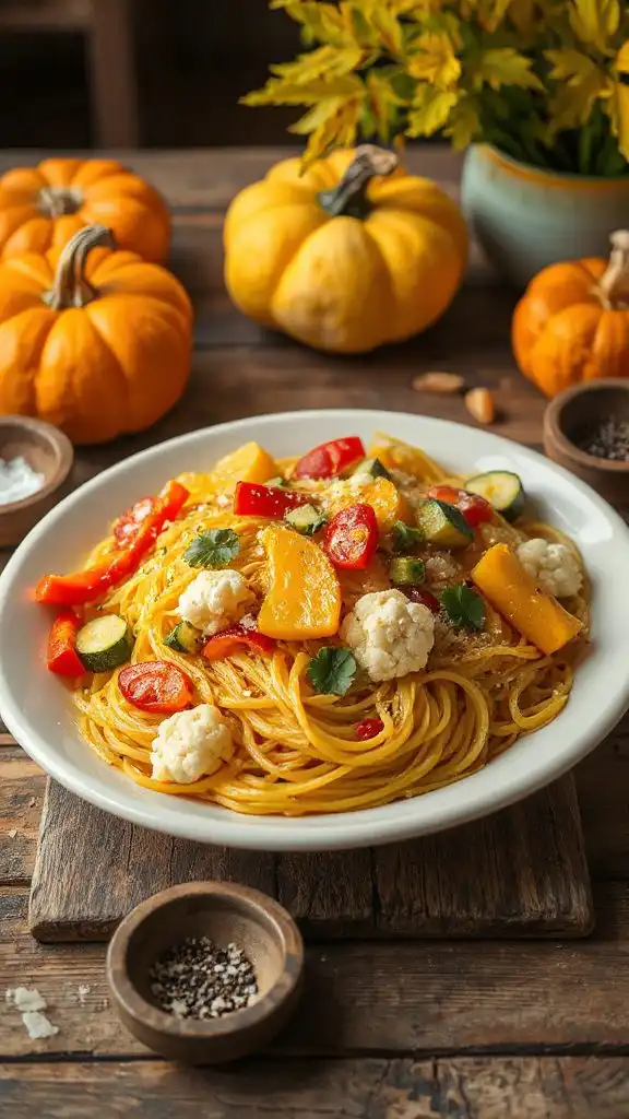 spaghetti squash vegetable stir fry