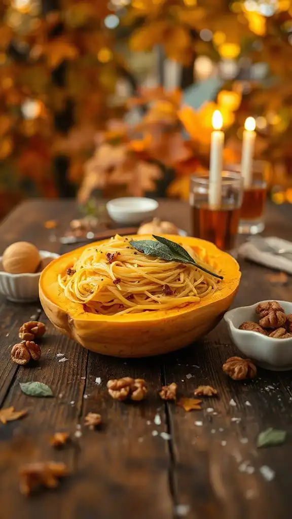 spaghetti squash with sage butter