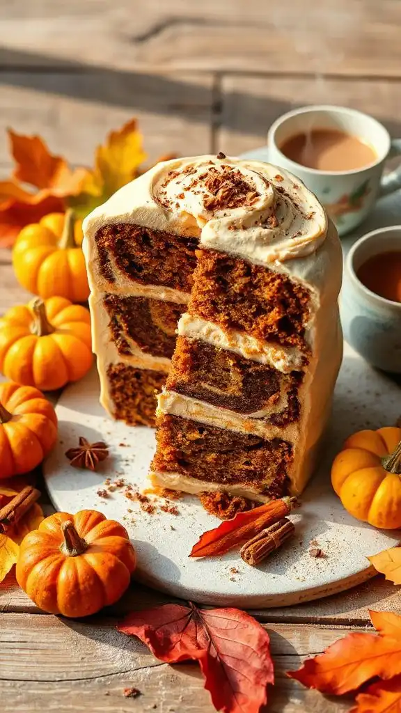 spelt flour chai cake