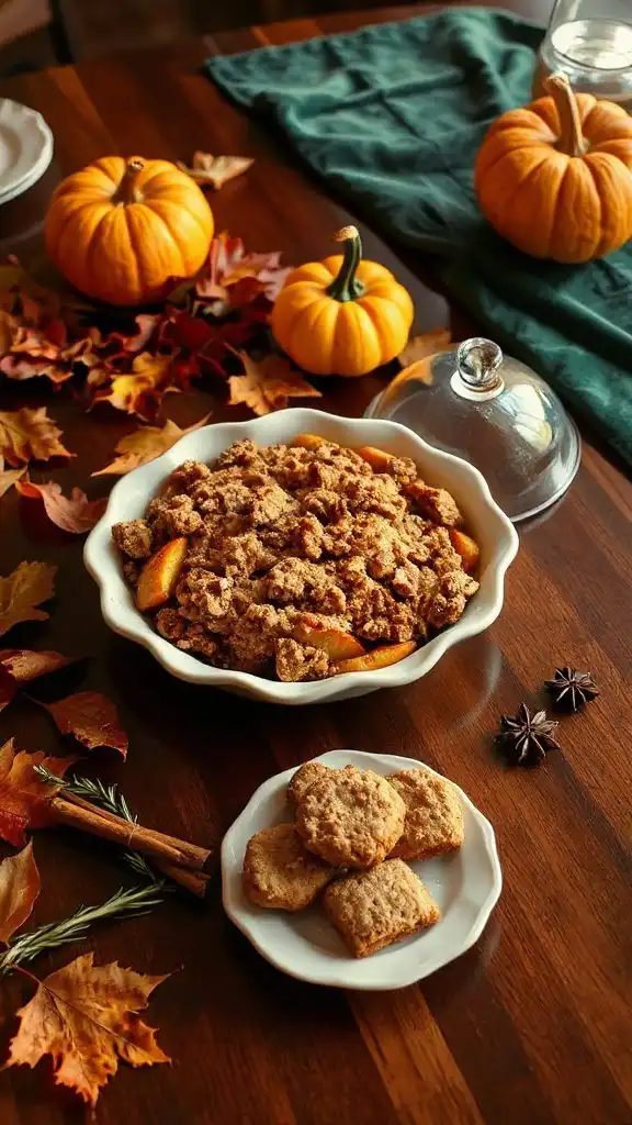 spiced apple crisp recipe