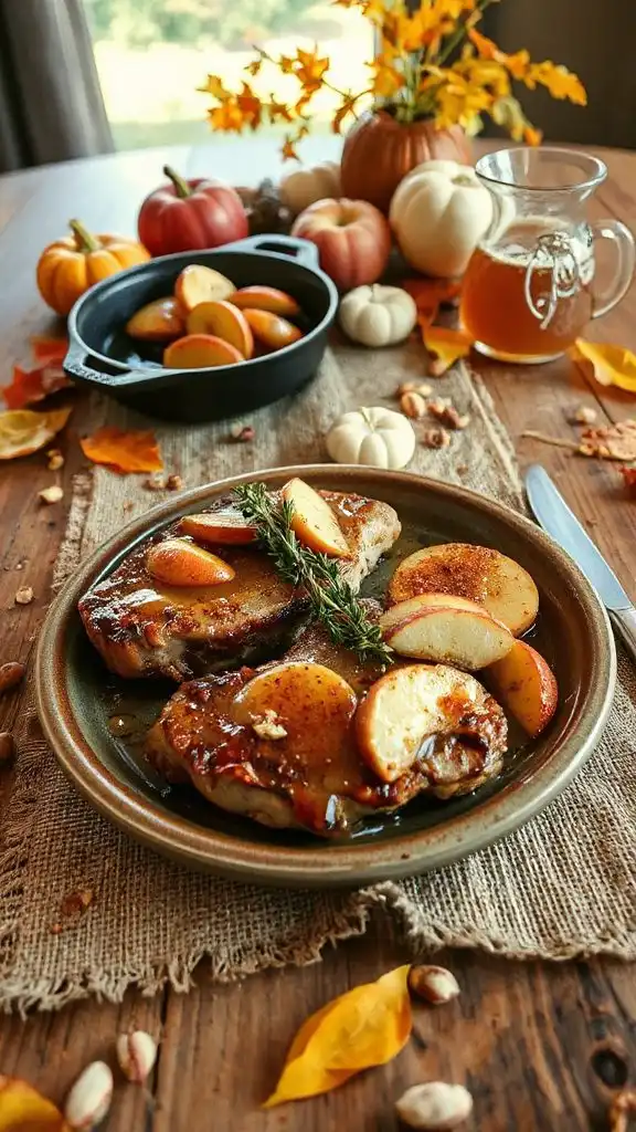 spiced apple pork chops recipe