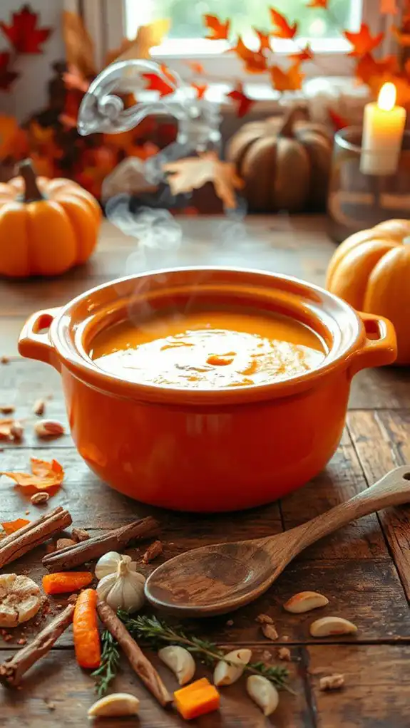 spiced butternut squash soup