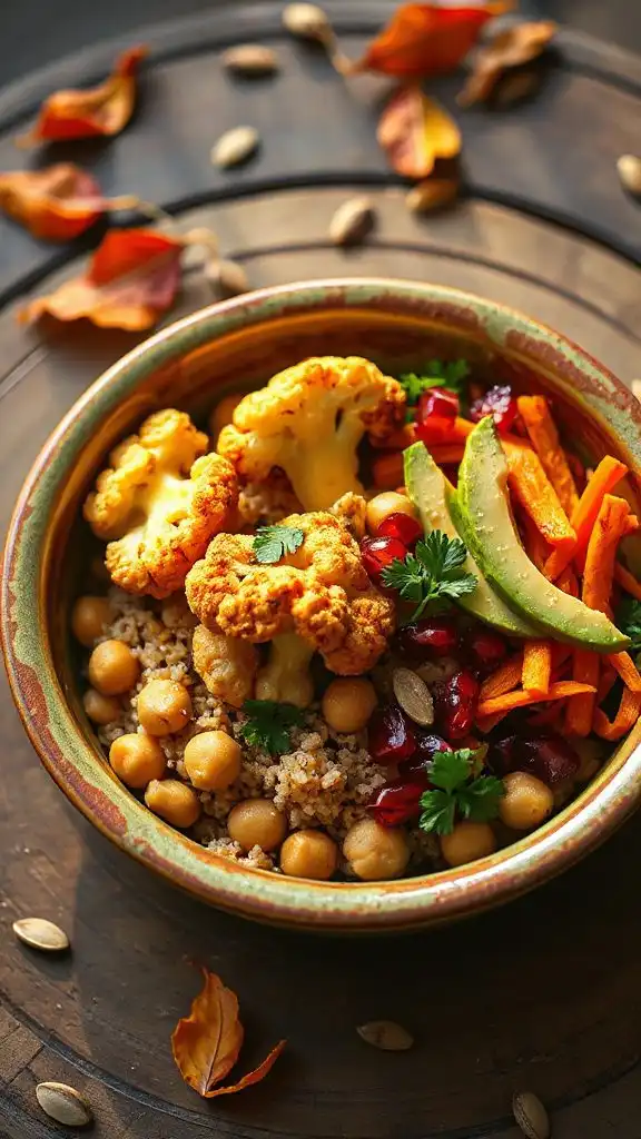 spiced cauliflower and chickpeas spiced cauliflower and chickpeas