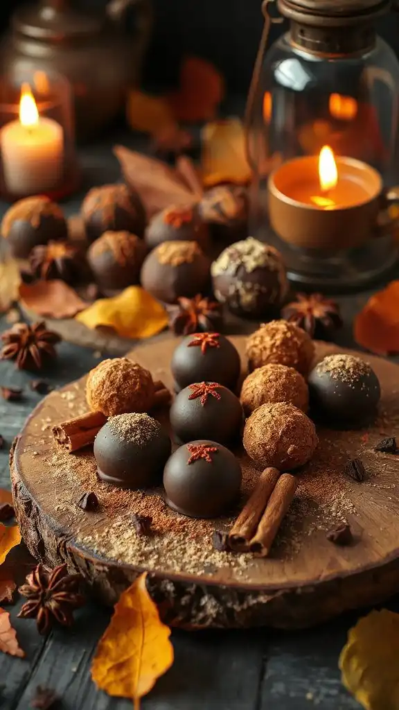 spiced chocolate truffles recipe