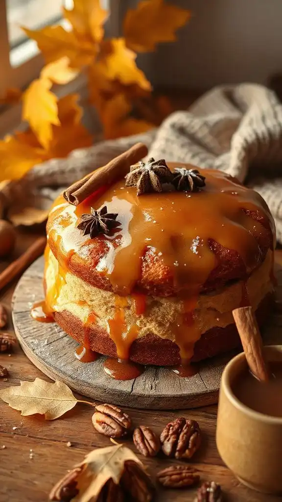spiced maple cake delight