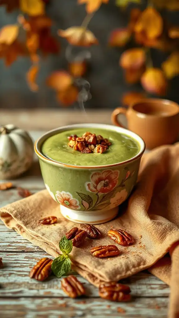 spiced matcha pecan indulgence