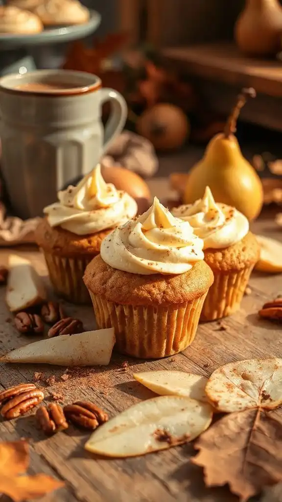 spiced pear muffins recipe