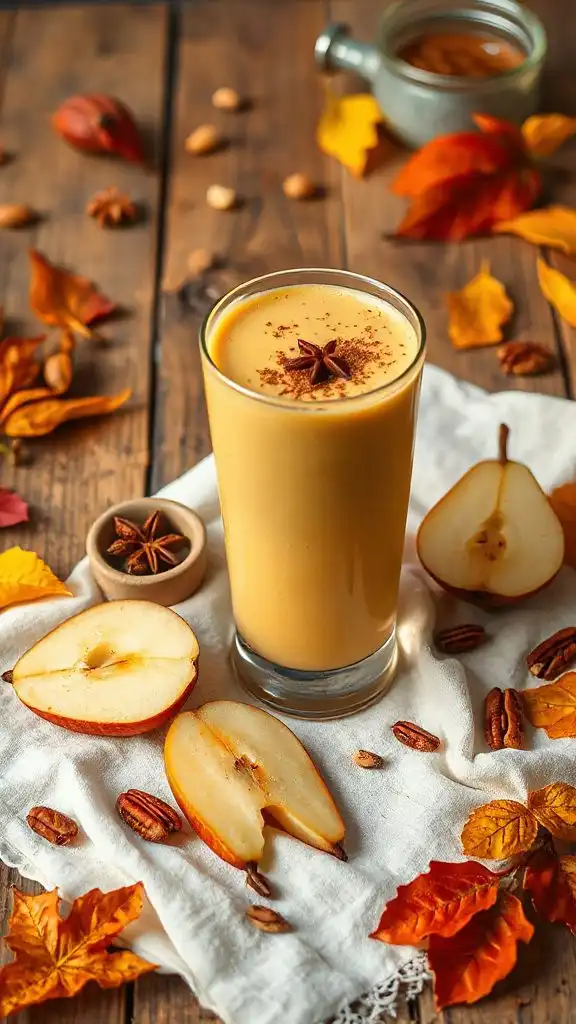 spiced pear smoothie recipe