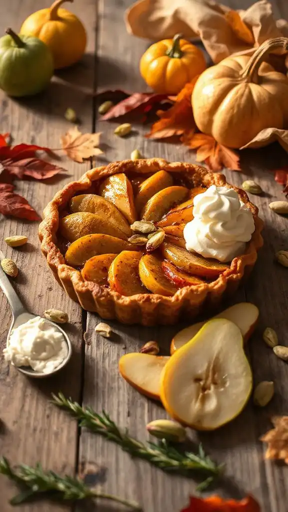 spiced pear tart recipe spiced pear tart recipe