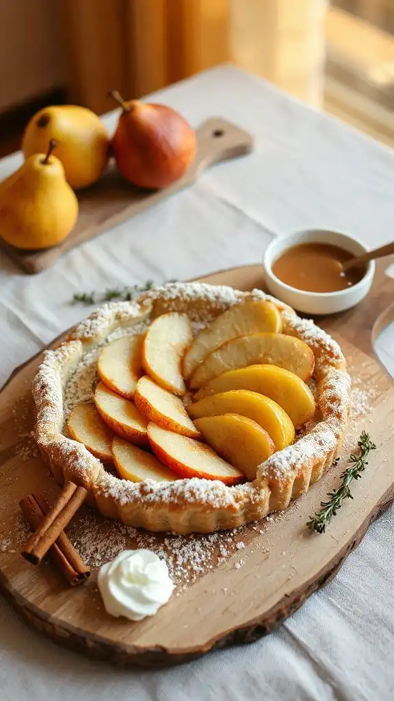 spiced pear tart recipe