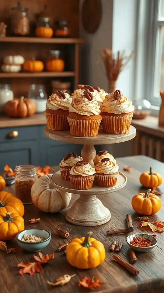 spiced pumpkin cupcakes recipe
