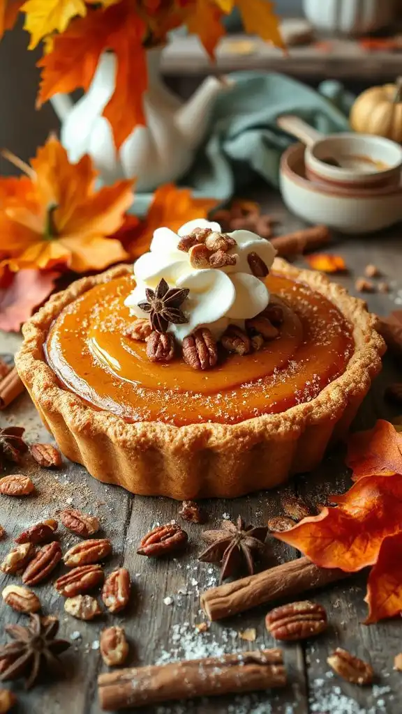 spiced pumpkin pie delight
