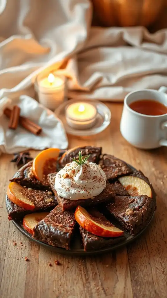 spiced sweet potato brownies