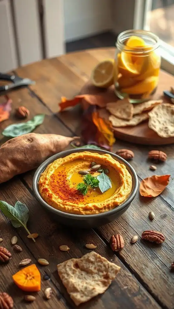 spiced sweet potato hummus recipe