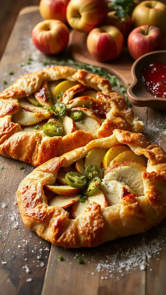 spicy apple brie galette spicy apple brie galette
