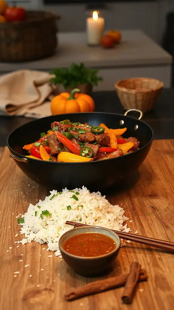 spicy beef stir fry recipe