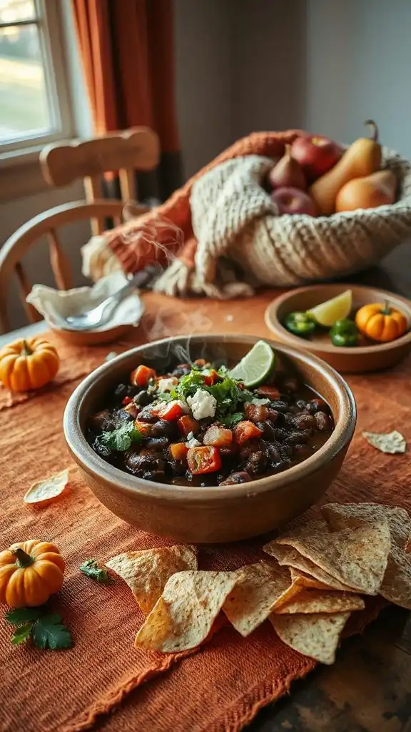 spicy black bean chili recipe