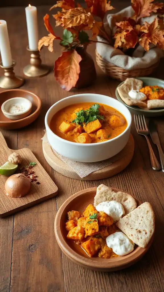 spicy butternut squash curry