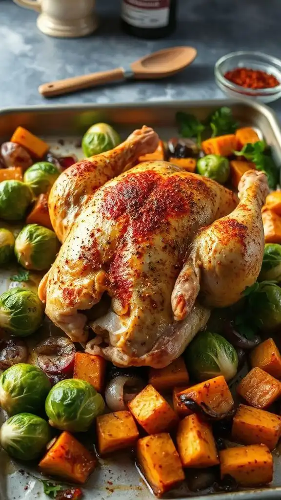 spicy cajun chicken meal