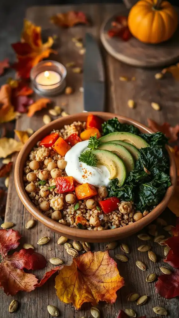 spicy chickpea barley bowl recipe