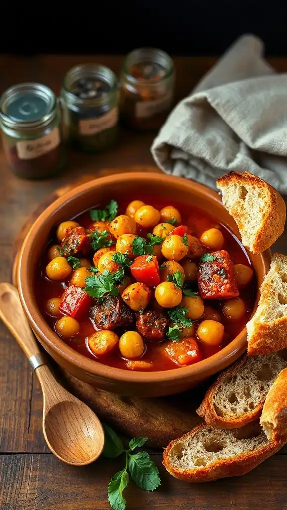 spicy chickpea stew recipe