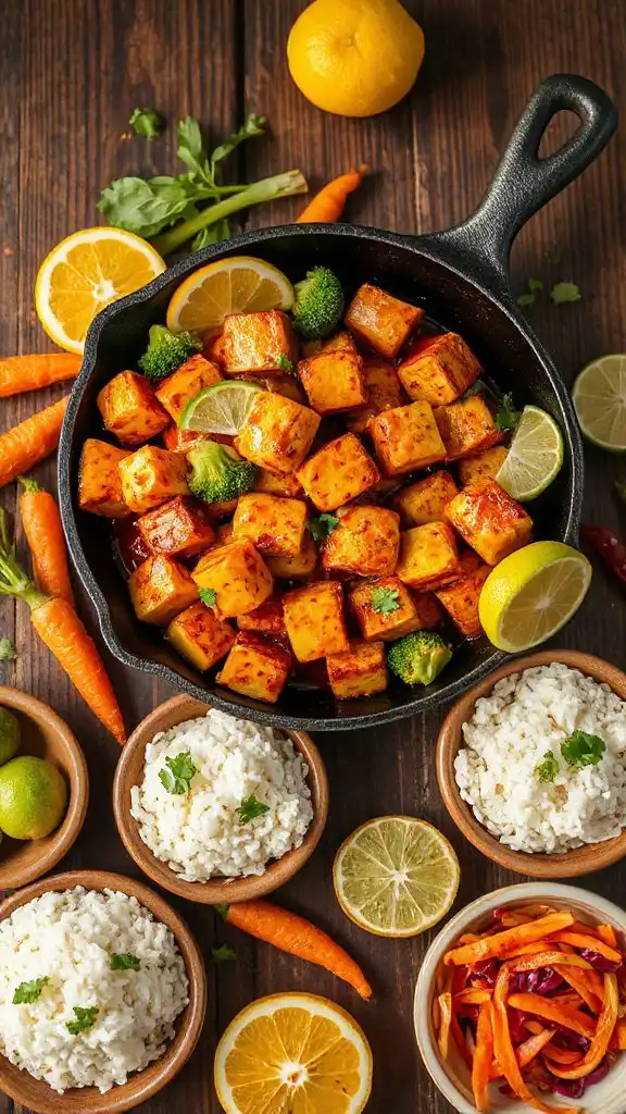 spicy citrus tofu stir fry spicy citrus tofu stir fry