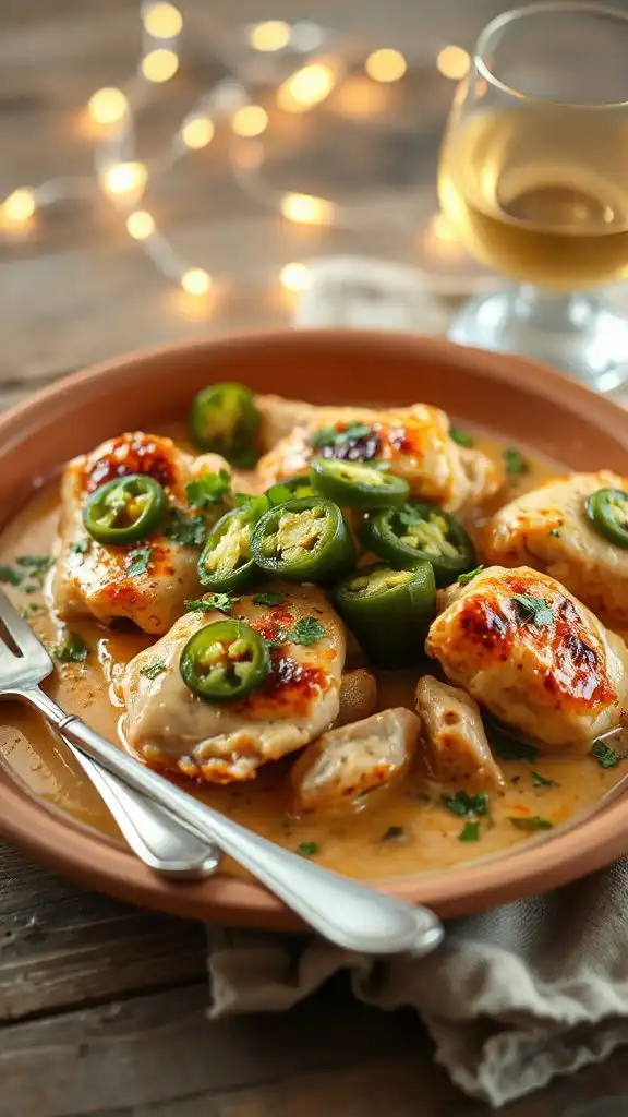 spicy creamy chicken dish