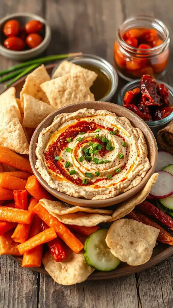spicy creamy goat cheese dip