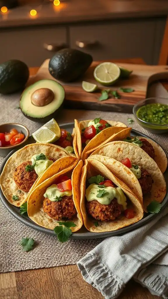 spicy falafel taco recipe