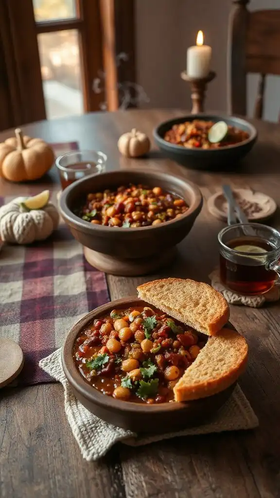 spicy hearty lentil chili