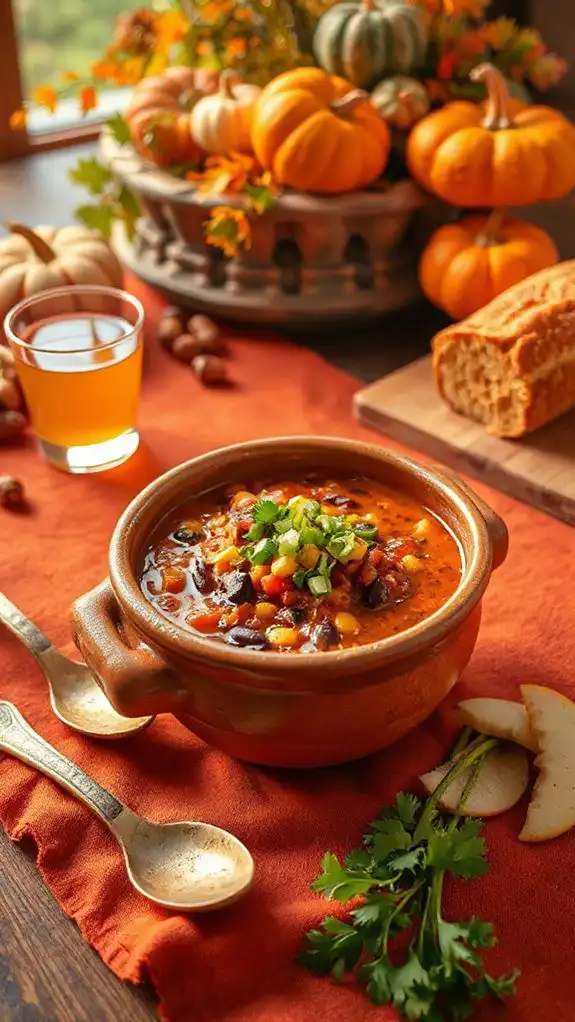 spicy hearty turkey chili