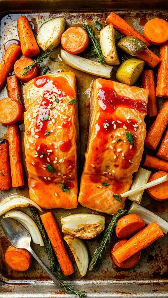 spicy honey glazed salmon recipe