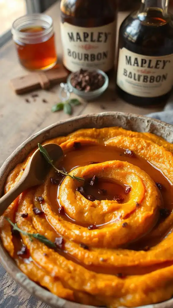 spicy maple bourbon mash