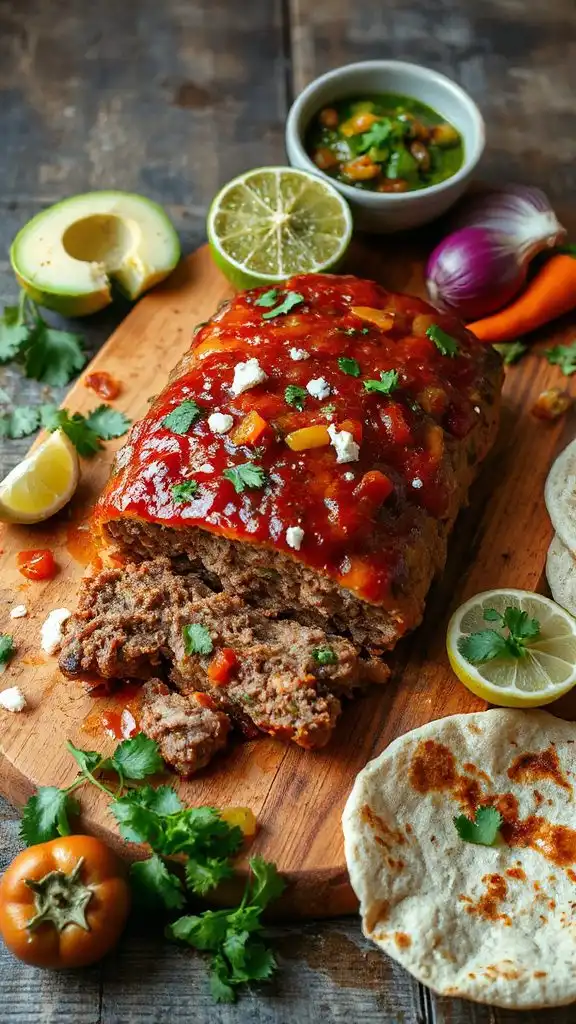 spicy mexican style meatloaf recipe