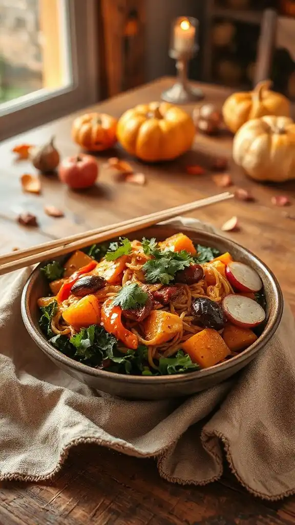 spicy peanut noodle salad