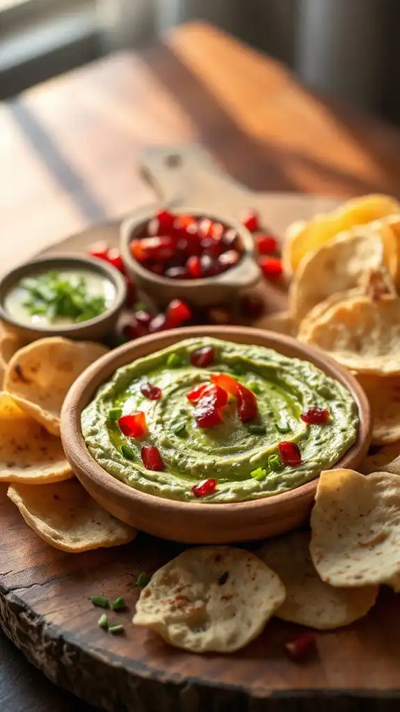 spicy poblano goat cheese spread