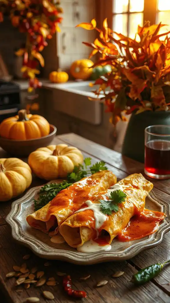 spicy pumpkin enchiladas recipe spicy pumpkin enchiladas recipe