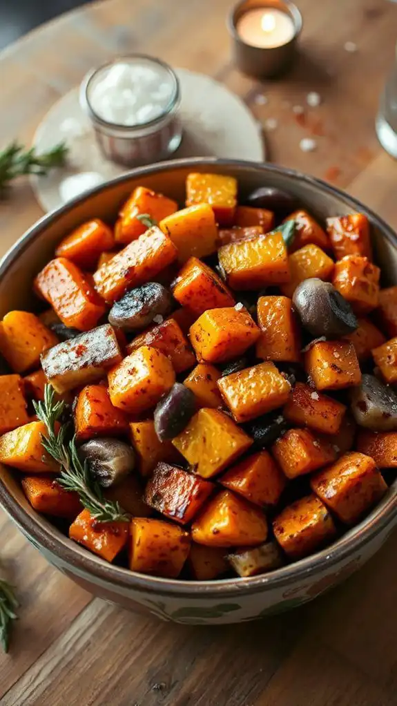 spicy roasted butternut squash