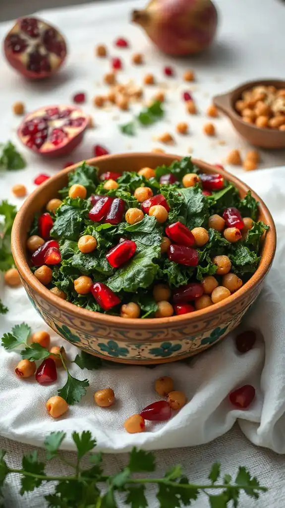 spicy roasted chickpea salad