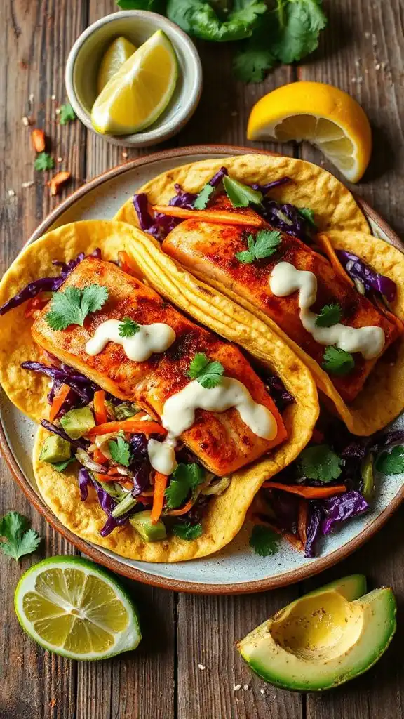 spicy salmon tacos recipe