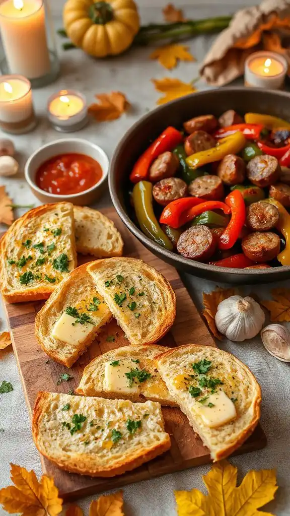 spicy sausage with peppers