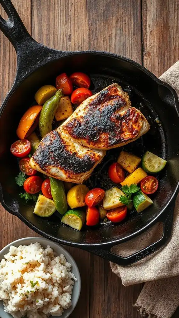 spicy southern catfish dish