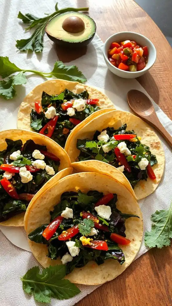 spicy swiss chard tacos spicy swiss chard tacos