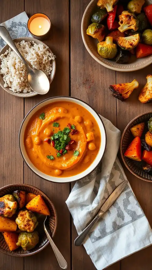 spicy vegan sweet potato curry