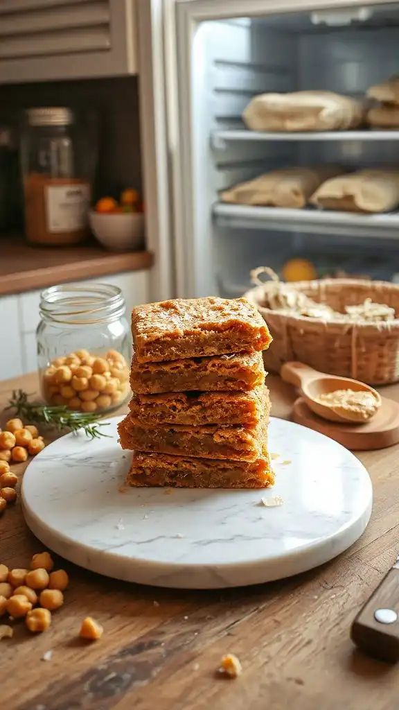 store and freeze blondies