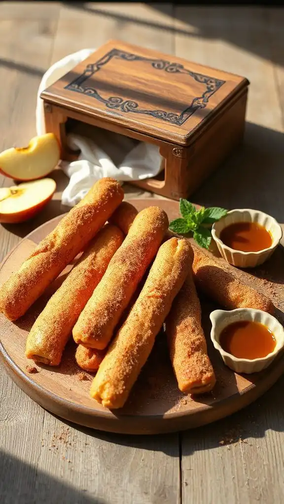 store baked apple donut sticks