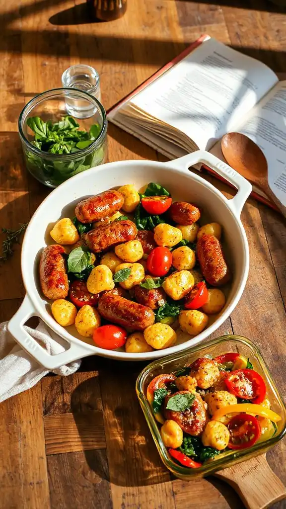 storing chicken sausage gnocchi