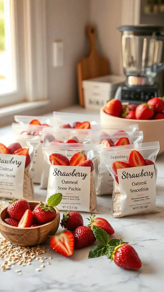 strawberry oatmeal smoothie recipe