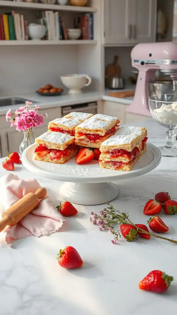 strawberry shortcake dessert bars