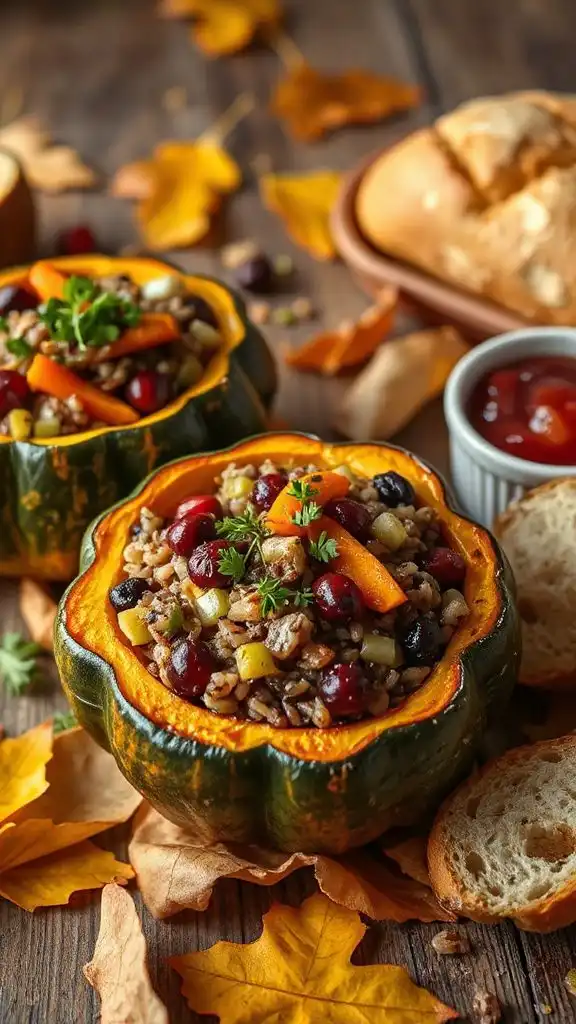 stuffed acorn squash recipe